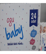 Agu Baby 56 Yaprak 24'lü Paket Islak Mendil