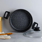 Aryıldız Truecook Cam 2 Parça 26 cm Granit Basık Karnıyarık Tenceresi