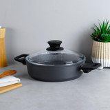 Aryıldız Truecook Cam 2 Parça 24 cm Granit Basık Karnıyarık Tenceresi