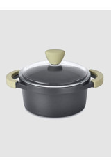 Berghoff Collect & Cook Cam 2 Parça 20 cm Alüminyum Döküm Derin Tencere