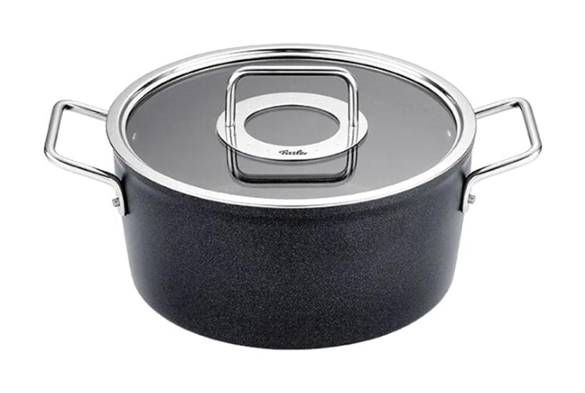 Fissler Adamant Cam 2 Parça 24 cm Alüminyum Derin Tencere