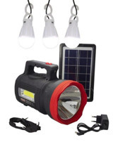 Gold Silver Gs-540 Basmalı Güneş Enerjili LED Şarjlı El Feneri