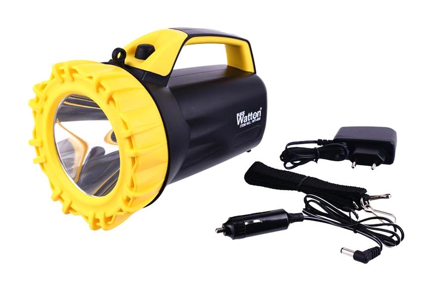 Watton Wt-408 Basmalı Güneş Enerjili Uzun Menzil LED Şarjlı El Feneri