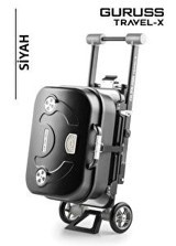 Guruss Travel-X Taşınabilir Kömürlü Katlanır Bacasız Kapaklı Dikdörtgen Tekerlekli Ayaklı Mangal