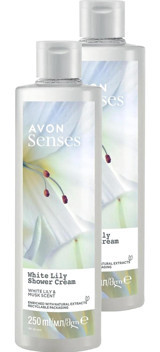 Avon Senses Beyaz Zambak Vegan Duş Jeli 250 ml