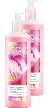 Avon Senses Sweat & Joyful Frezya-Nar Vegan Duş Jeli 2x720 ml