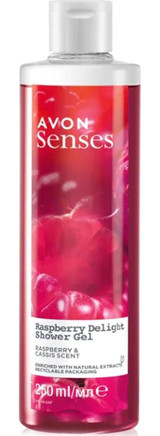 Avon Senses Frambuaz-Frenk Üzümü Nemlendirici Vegan Duş Jeli 250 ml
