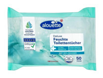 Alouette Deluxe Ultra Hassas Tek Katlı 50'li Islak Tuvalet Kağıdı