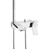 Vitra Memoria A42334 Krom Çiftli Aç Kapa Ankastre Kare Banyo Bataryası Gümüş