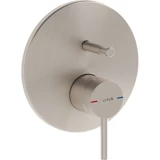 Vitra Origin A4262034 Krom Tekli Çevirmeli Ankastre Banyo Bataryası Gümüş