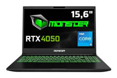 Monster Abra A5 V20.2.2 Harici GeForce RTX 4050 Intel Core i5 13500H 32 GB DDR4 1 TB 15.6 inç FHD FreeDos Gaming Notebook