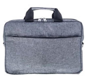 Plm Canyoncase Düz İki Gözlü Kumaş 15 inç Laptop Kılıfı Gri