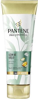 Pantene Pro-V Minerals Uzun ve Güçlü Dökülme Karşıtı Bambu Biyotin Kadın Saç Kremi 275 ml