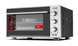 İtimat 8022 50 lt Izgaralı Fanlı Mini Fırın İnox