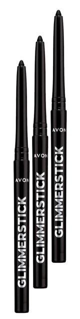 Avon Glimmersticks Asansörlü Mat Akmayan Siyah Göz Kalemi 3 Adet