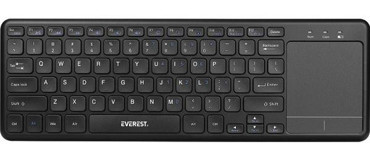 Everest EKW-155 Türkçe Q Bluetooth Kablosuz Siyah Normal Klavye