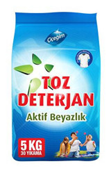 Çiçeğim Beyazlar İçin 30 Yıkama Toz Deterjan 5 kg