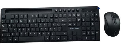 Seclife SKM-666 Siyah Kablosuz Klavye Mouse Seti