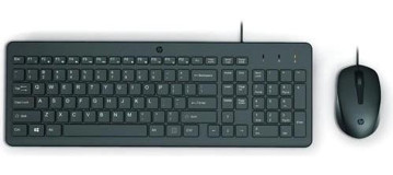 Hp 240J7AA Sessiz Siyah Kablolu Klavye Mouse Seti
