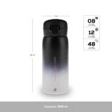 Karaca Skyfall Çelik 500 ml Matara Termos Siyah