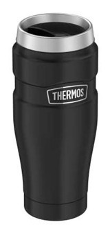 Thermos Coffee-to-Go Çelik 470 ml Matara Termos Siyah