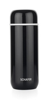 Schafer Iron Man Çelik 200 ml Matara Termos Siyah