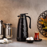 Schafer Kitchenhouse Mimoza Cam 1.5 lt Çaydanlık Termos Siyah