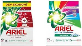 Ariel Oxi Extra Hijyen Dağ Esintisi Renkliler ve Beyazlar İçin 69 Yıkama Toz Deterjan 10.5 kg