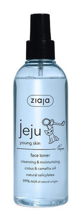Ziaja Jeju Yağlı ve Karma Ciltler İçin Gözenek Sıkılaştırıcı Yüz Temizleyici Sprey Tonik 200 ml