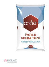Cevher İyotlu Toz Sofra Tuzu Paket 750 gr