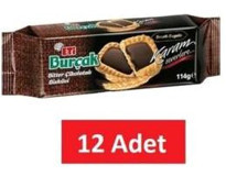 Eti Burçak Bitter Çikolatalı Bisküvi 12x114 gr