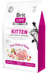 Brit Care Tavuklu-Hindili Yavru Kuru Kedi Maması 7 kg