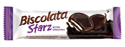 Biscolata Starz Bitter Çikolatalı Bisküvi 24x82 gr