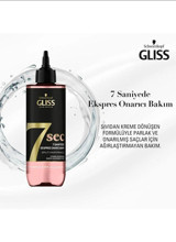 Gliss 7Sec Ekspres Onarıcı Nemlendirici İyonik Kompleks Üzüm Çekirdeği Yağı Kadın Saç Kremi 200 ml