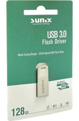 Sunix Mini USB 3.0 128 GB Flash Bellek Gri