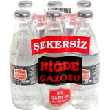 Niğde Gazozu Şekersiz Şişe Gazoz 6 Adet 250 ml