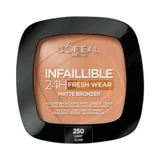 L'Oréal Paris 24H Fresh Wear 250 Tüm Ciltler İçin Yağsız Suya Dayanıklı Mat Kompakt Pudra Açık