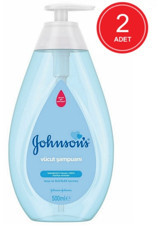 Johnson's Baby Göz Yakmayan Hipoalerjenik Hassas Ciltler İçin Argan Yağlı Bebek Şampuanı 2x500 ml