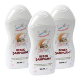 Puhababy Göz Yakmayan Hipoalerjenik Hassas Ciltler İçin Aloe Veralı Bebek Şampuanı 3x300 ml