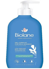 Biolane 2'si 1 Arada Göz Yakmayan Yenidoğan Atopik Ciltler İçin Hindistan Cevizli Bebek Şampuanı 350 ml