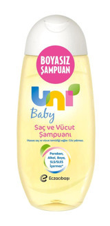 Uni Baby Saç Ve Vücut Arındırıcı Tüm Saçlar İçin Sade Standart Unisex Şampuanı