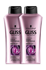 Gliss Serum Deep Repaır Onarıcı Tüm Saçlar İçin Sade Standart Unisex Şampuanı 2x525 ml