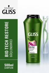 Gliss Bio-Tech Arındırıcı Tüm Saçlar İçin Sade Standart Unisex Şampuanı 500 ml