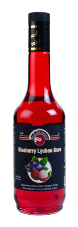 Fo Liçi Yaban Mersini Aromalı Kahve Şurubu 700 ml