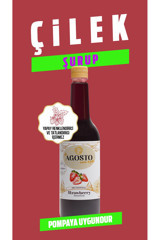 Agosto Çilek Aromalı Kahve Şurubu 750 ml