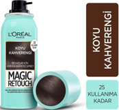 L'Oréal Paris Kahverengi Koyu Kahverengi Amonyaksız Sprey Saç Boyası 75 ml