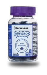 Herbaland Sambuzinc + Gummies Aromasız Çocuk Vitamin 60 Tablet