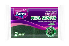 Parex Oluklu Klasik 2'li Bulaşık Süngeri