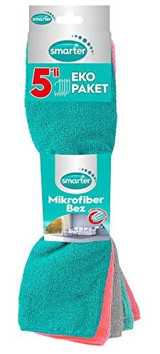 Smarter 5'li Mikrofiber Temizlik Bezi