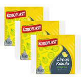Koroplast Limon Kokulu 3'lü Mikrofiber Temizlik Bezi